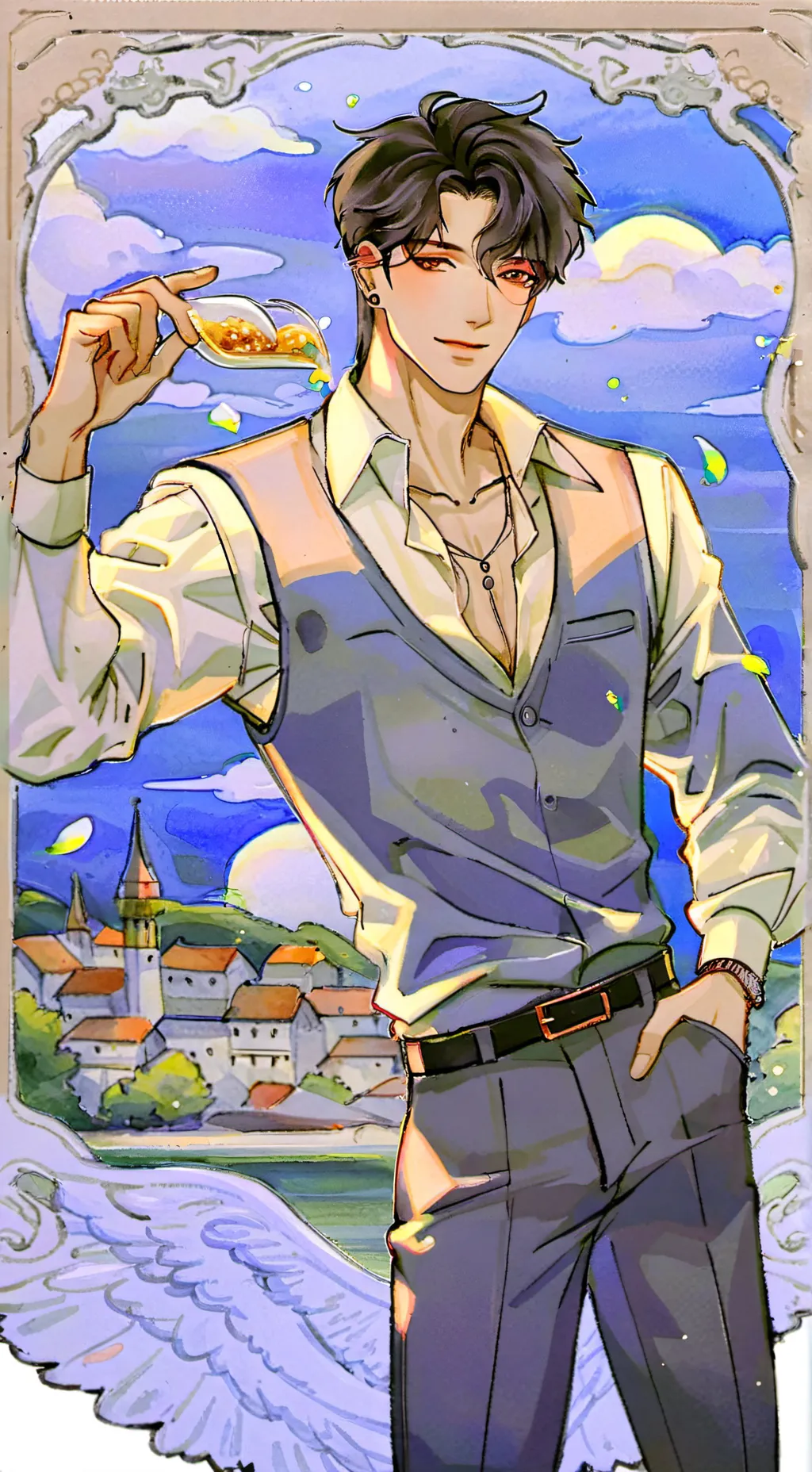 ai character: Derek Williams background