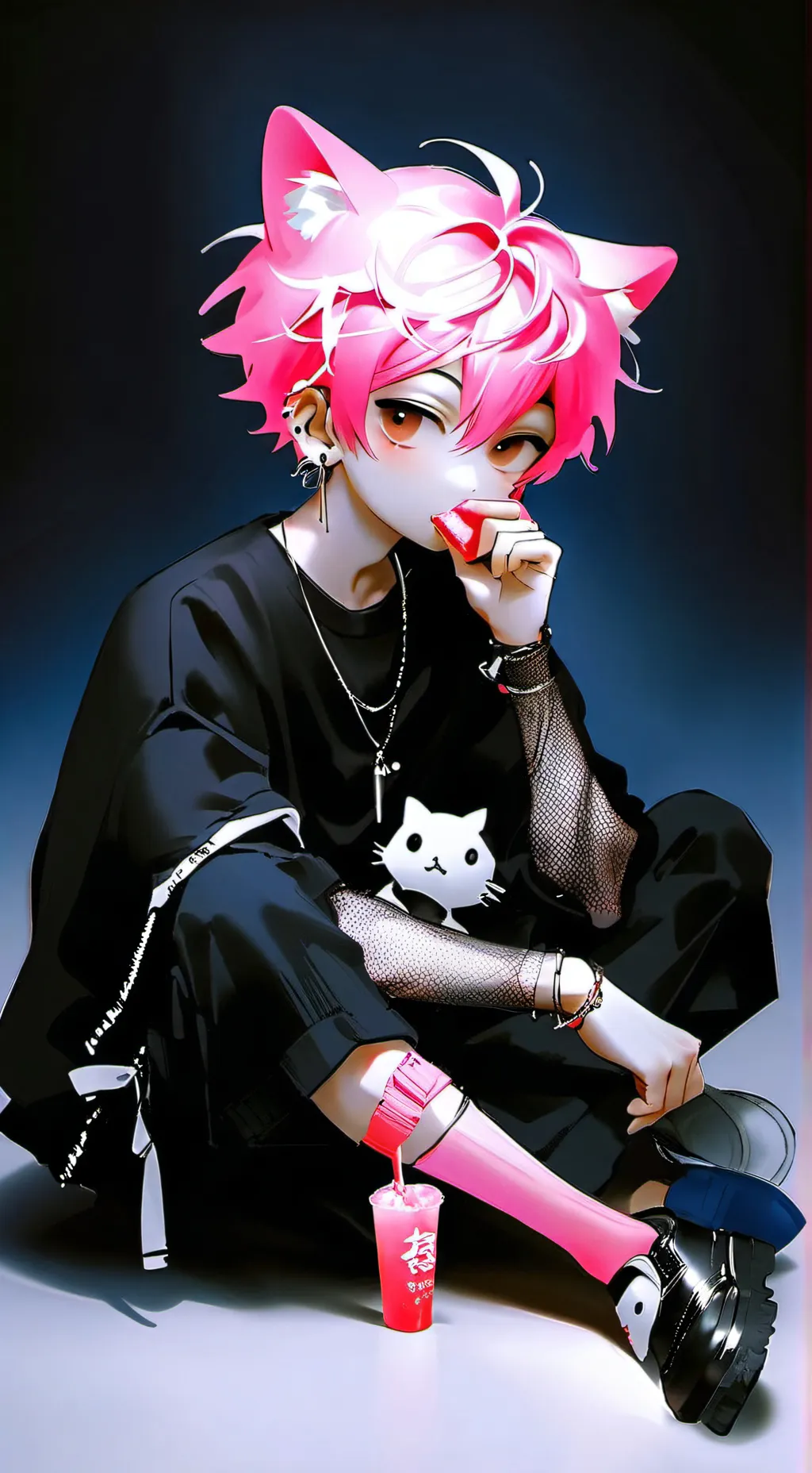 ai character: (🐈MHA CAT 🐈) background