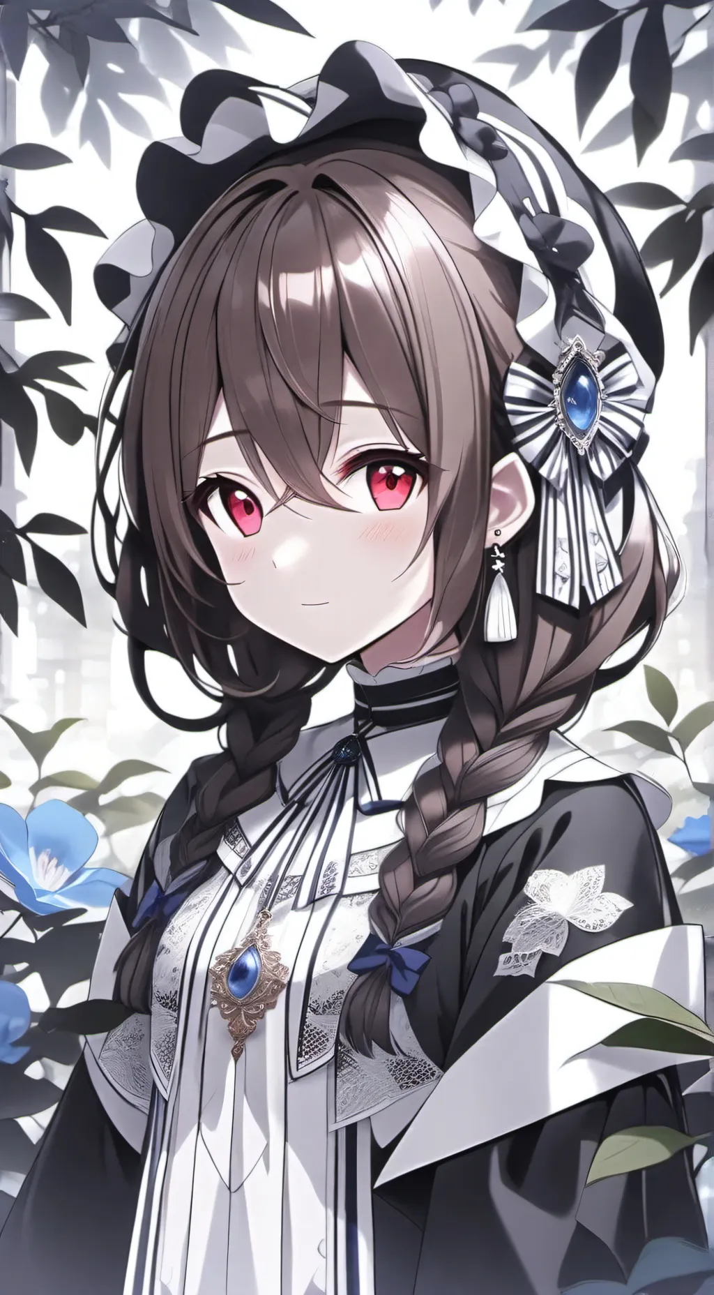 ai character: Chara maid background