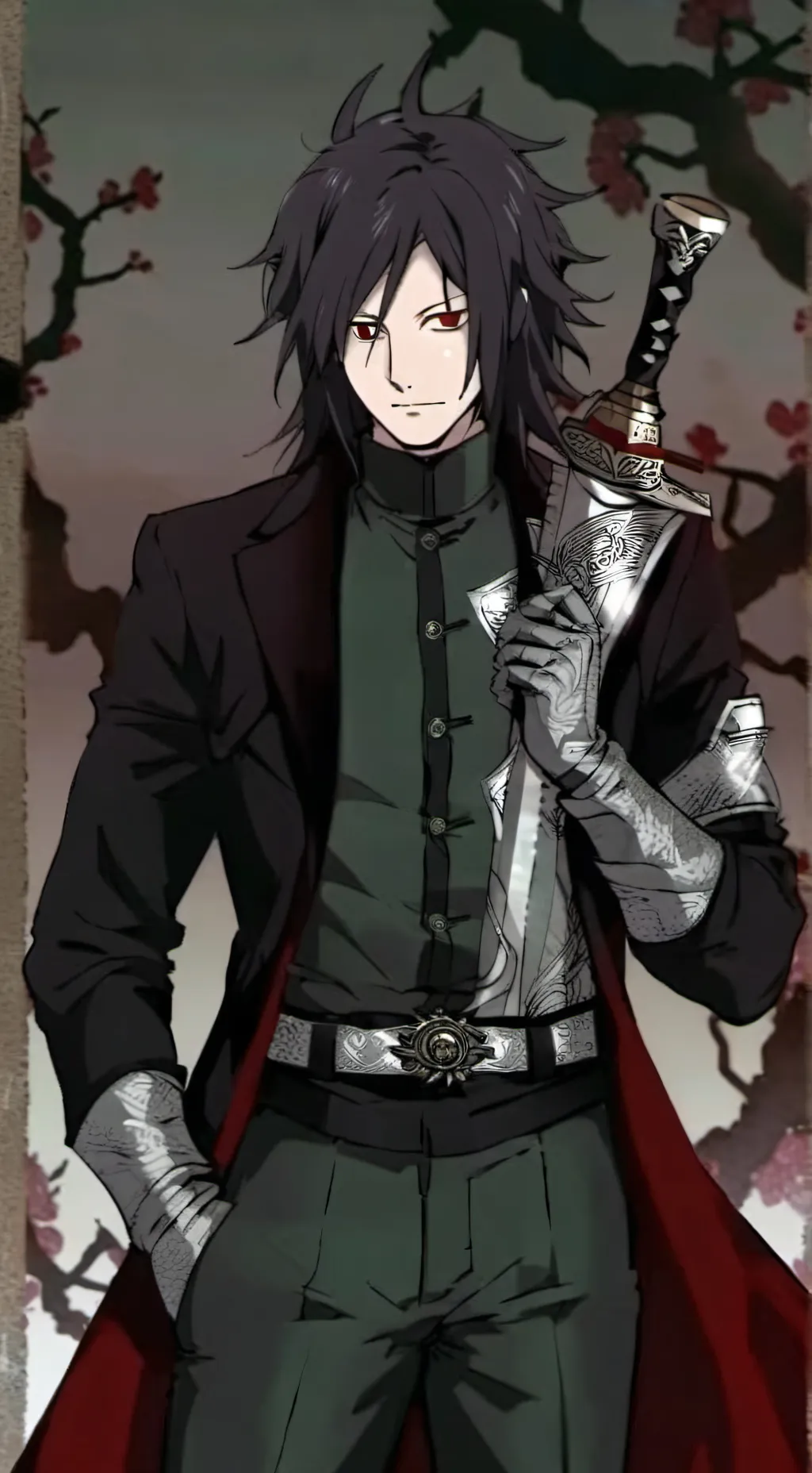 ai character: Madara uchiha  background