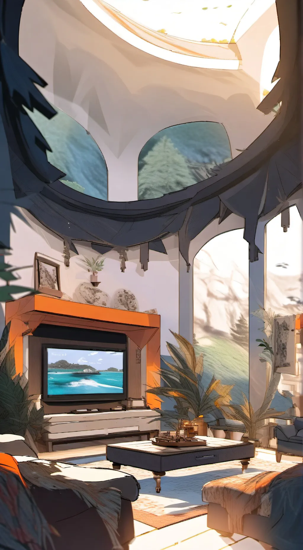 ai character: titanes background