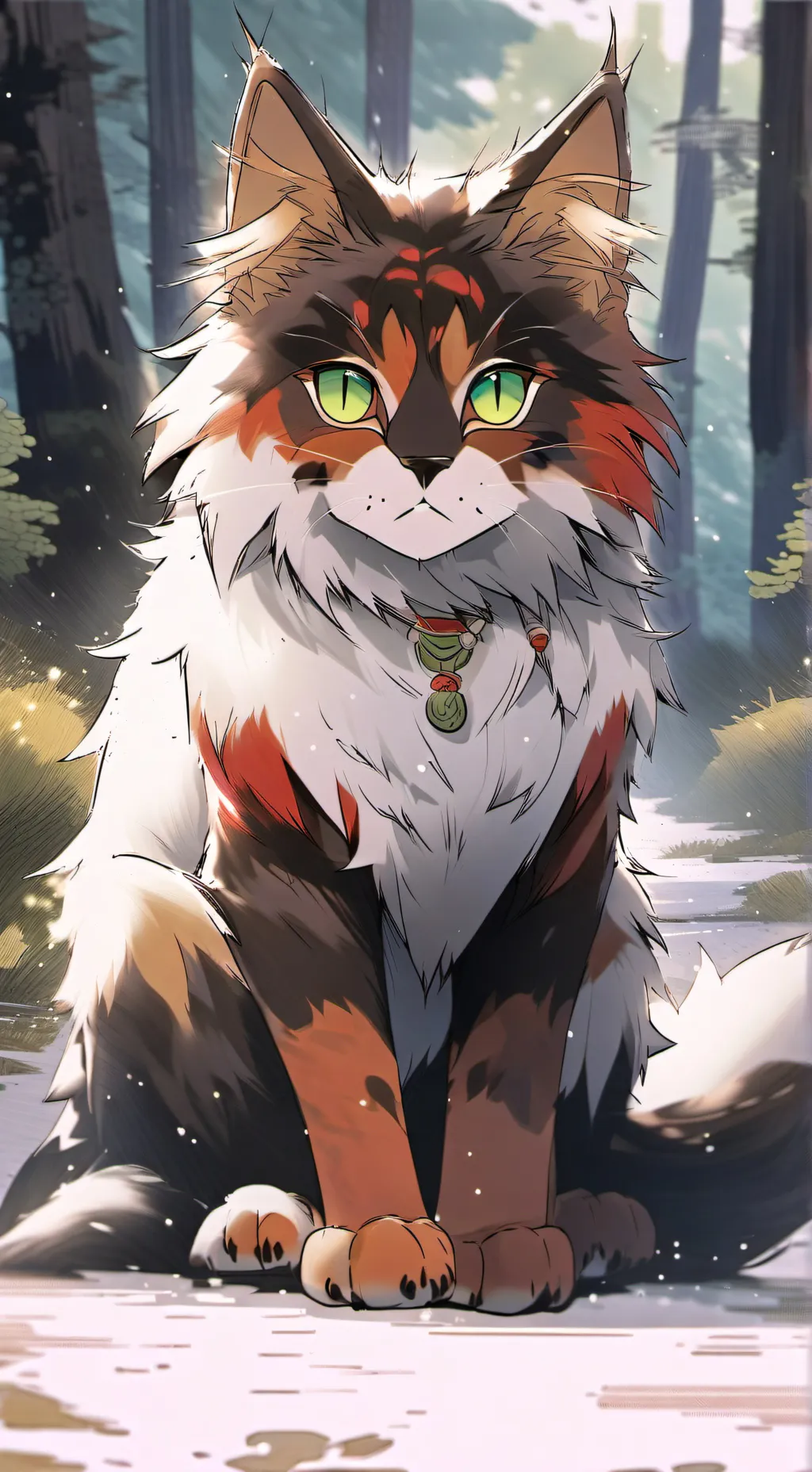 ai character: Redtail background