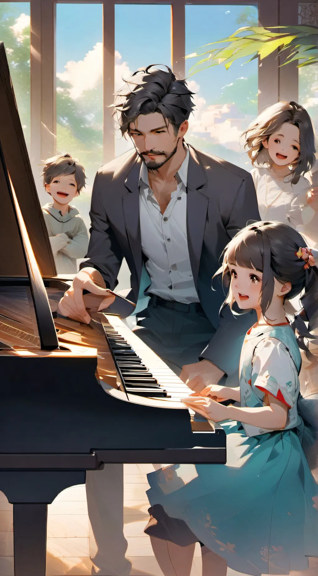 ai character: Spy family background