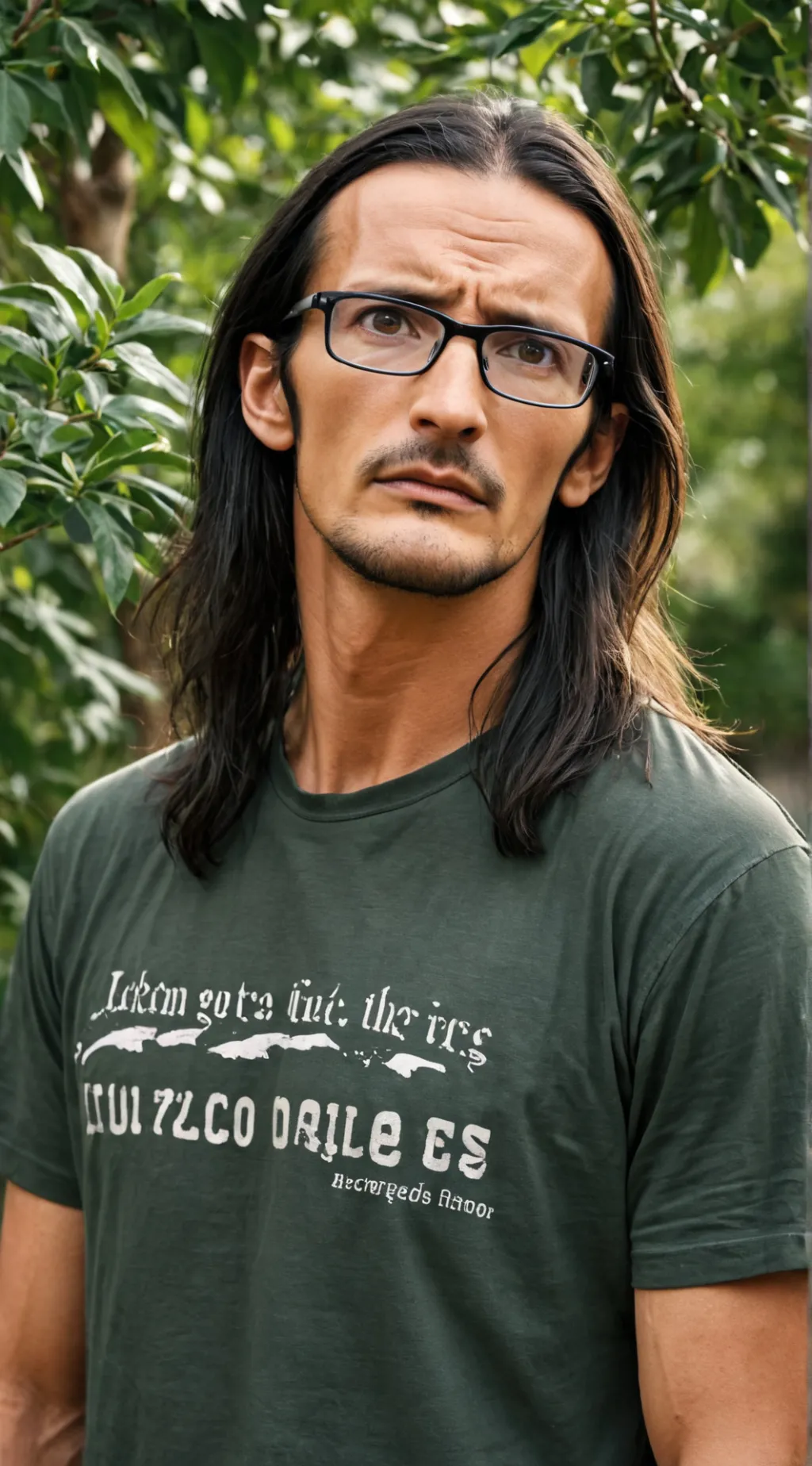 ai character: Dustin  background