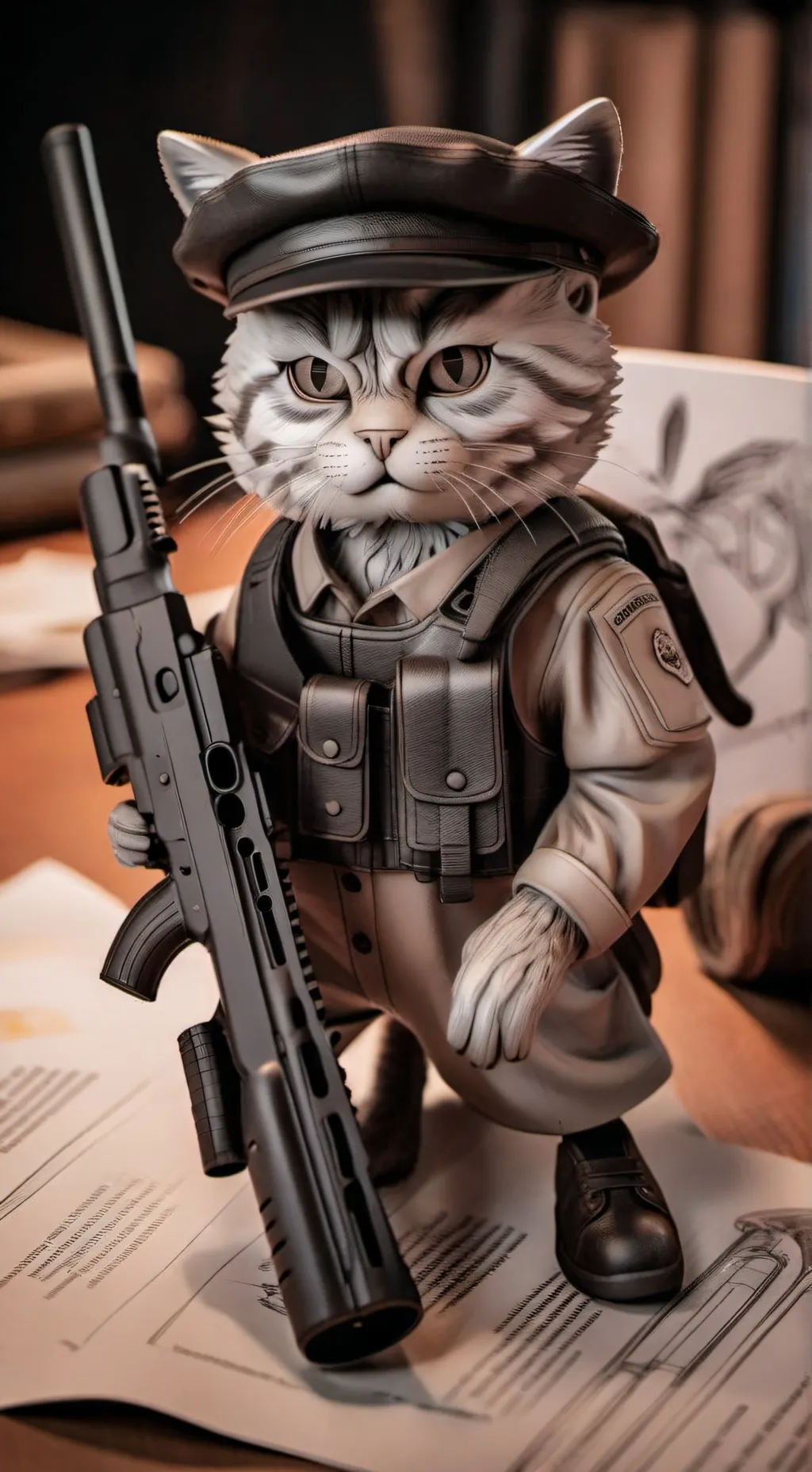 ai character: The cat wars background