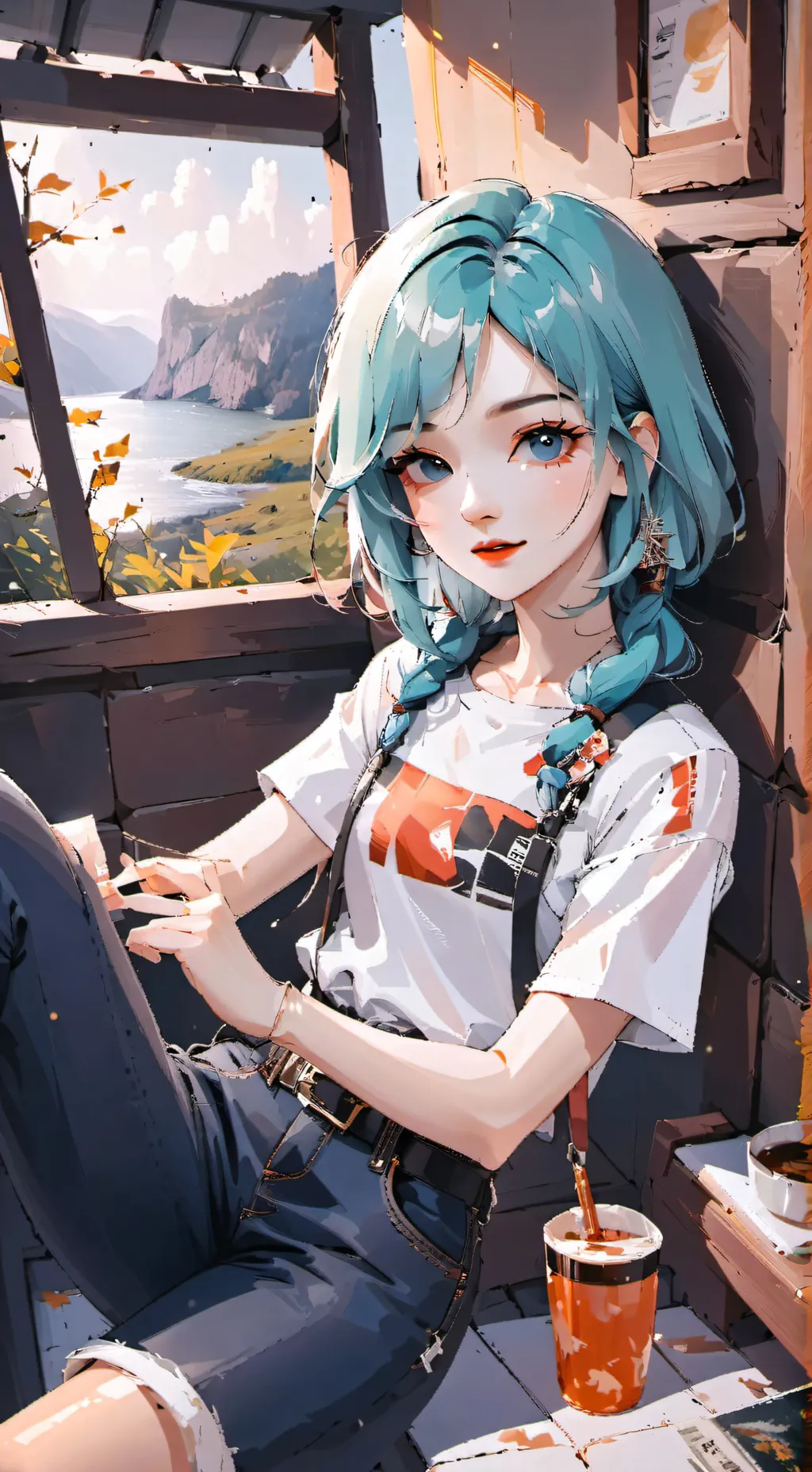 ai character: Linia background