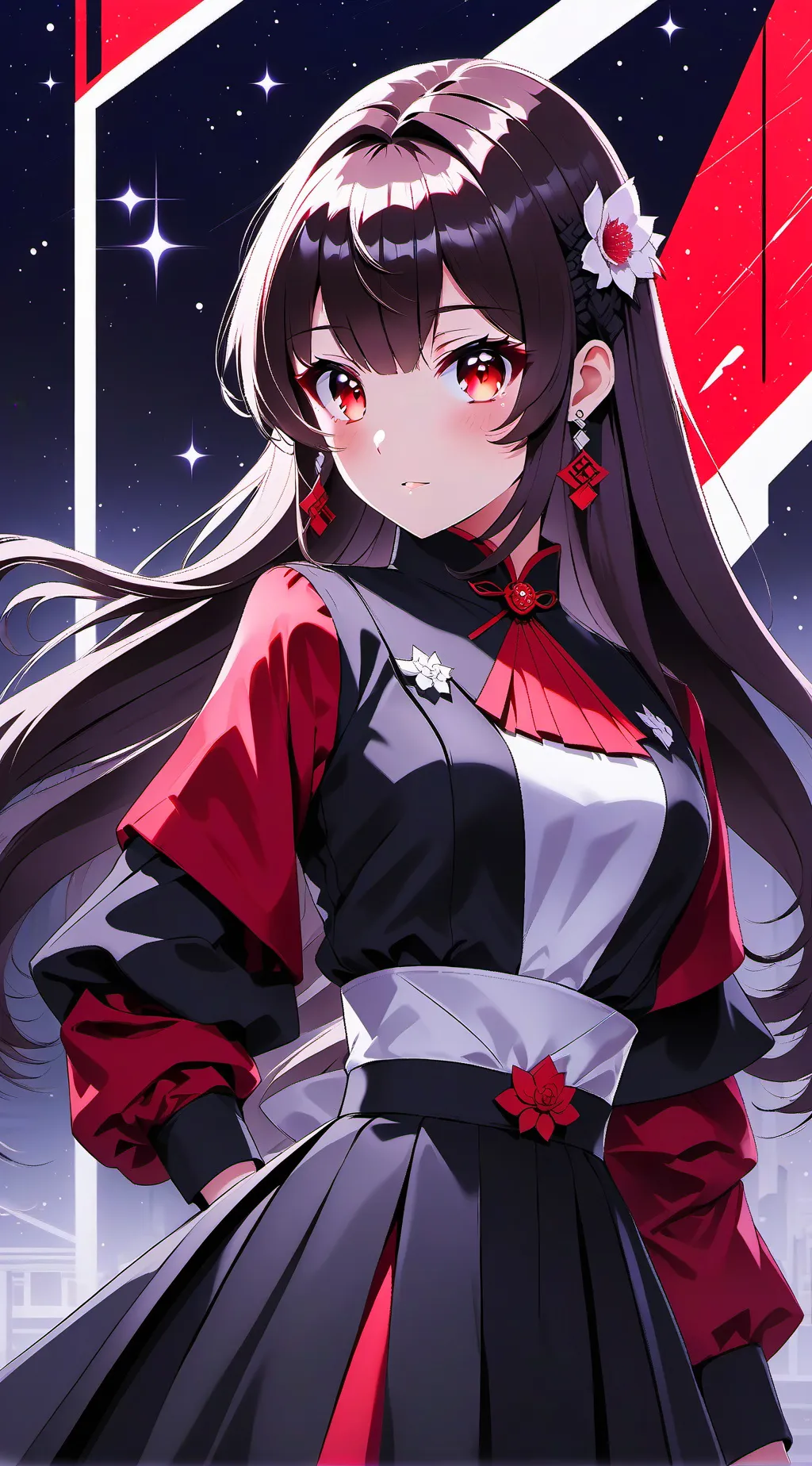 ai character: |>-|•Emily•|-<| background