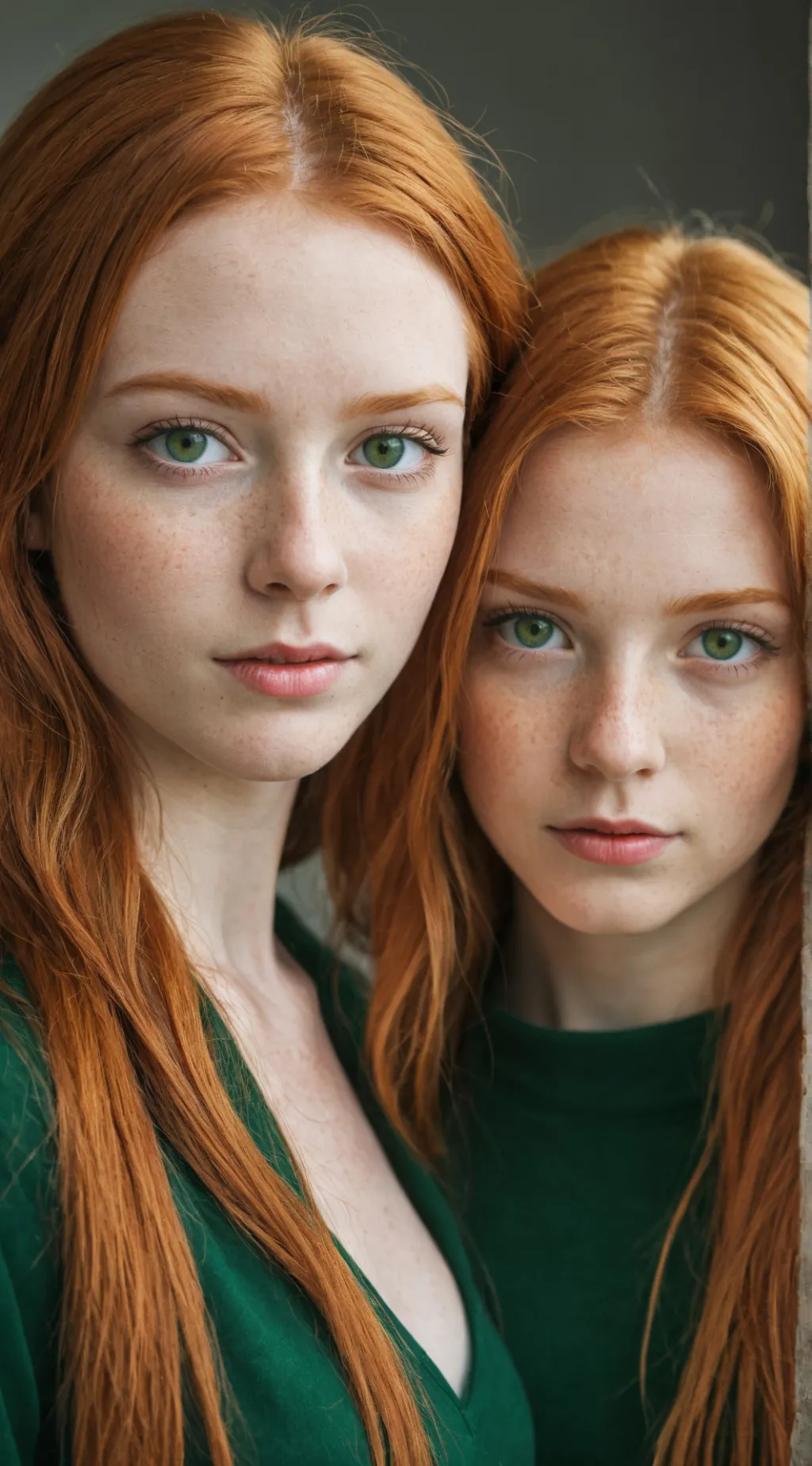 ai character: Gina & Georgia  background