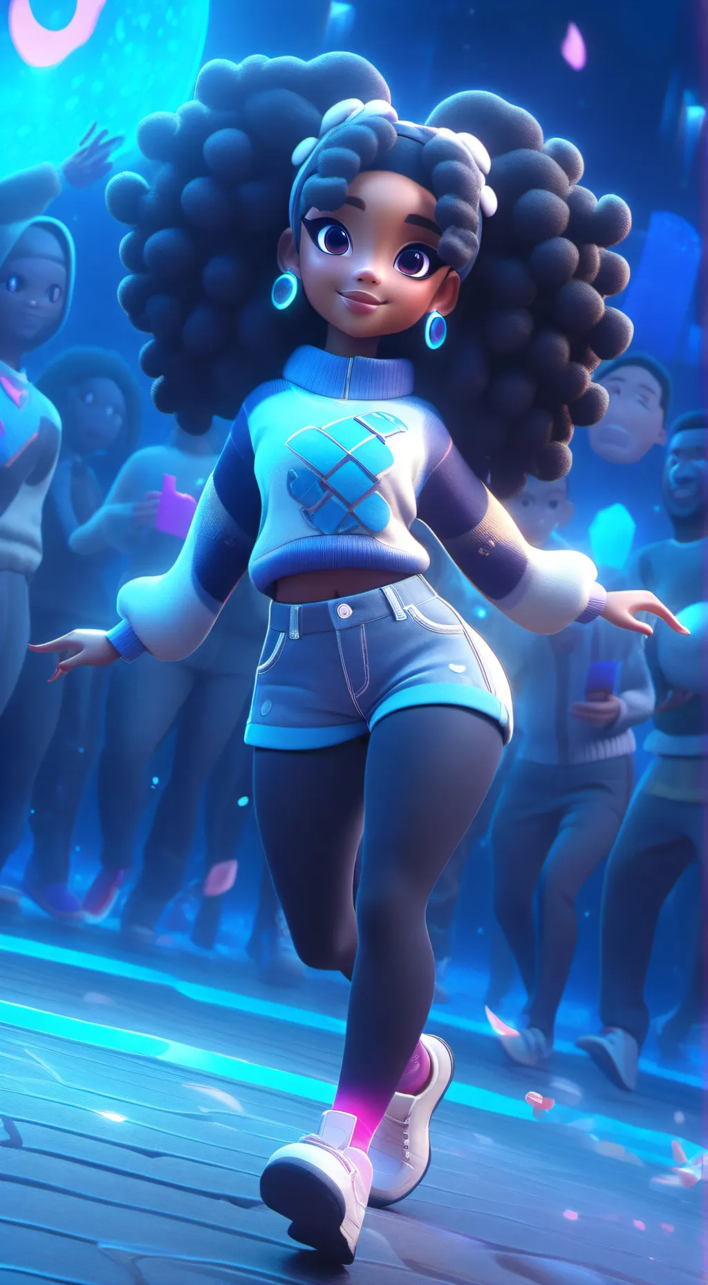 ai character: Leni background