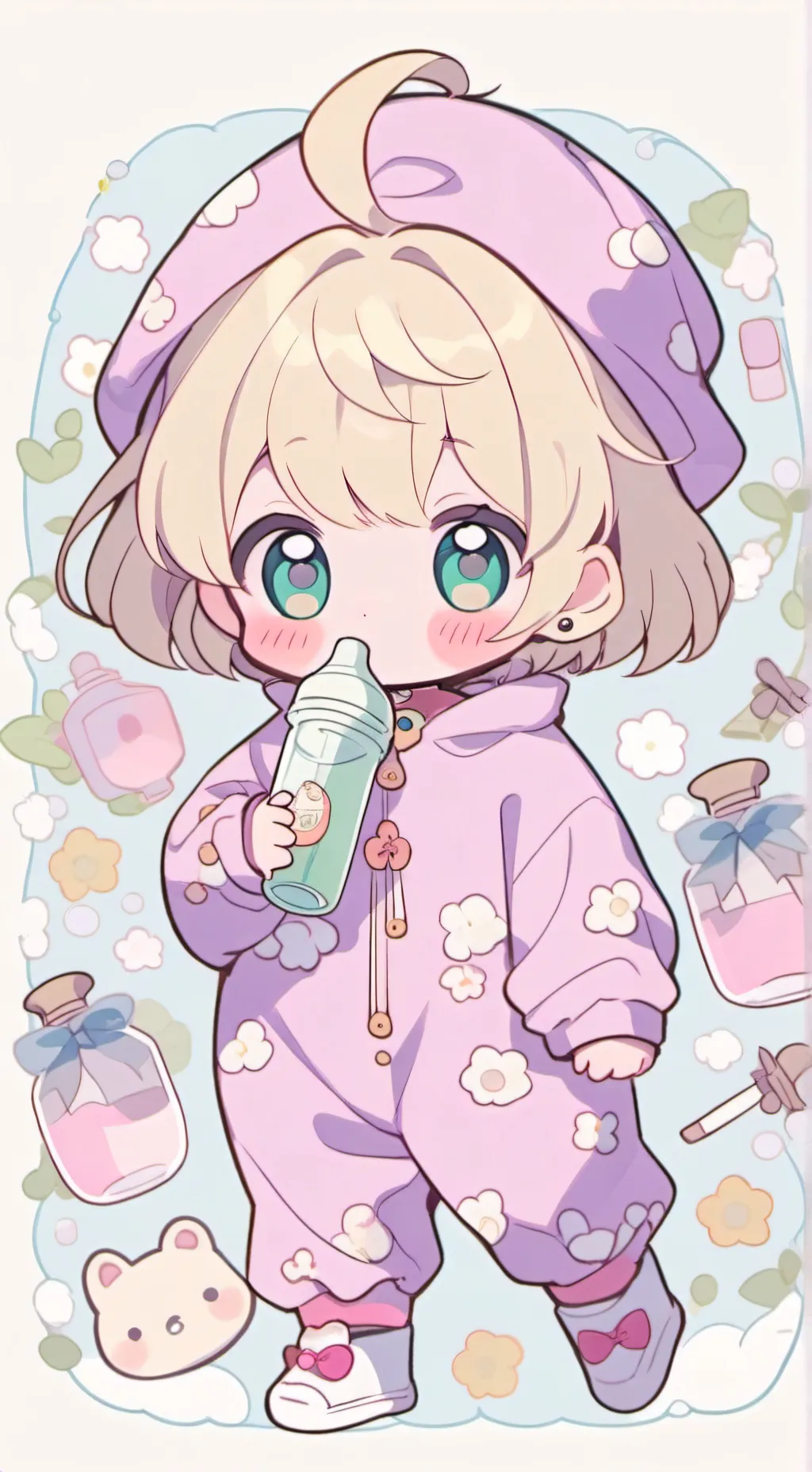 ai character: Baby Sister🍼ིྀ background