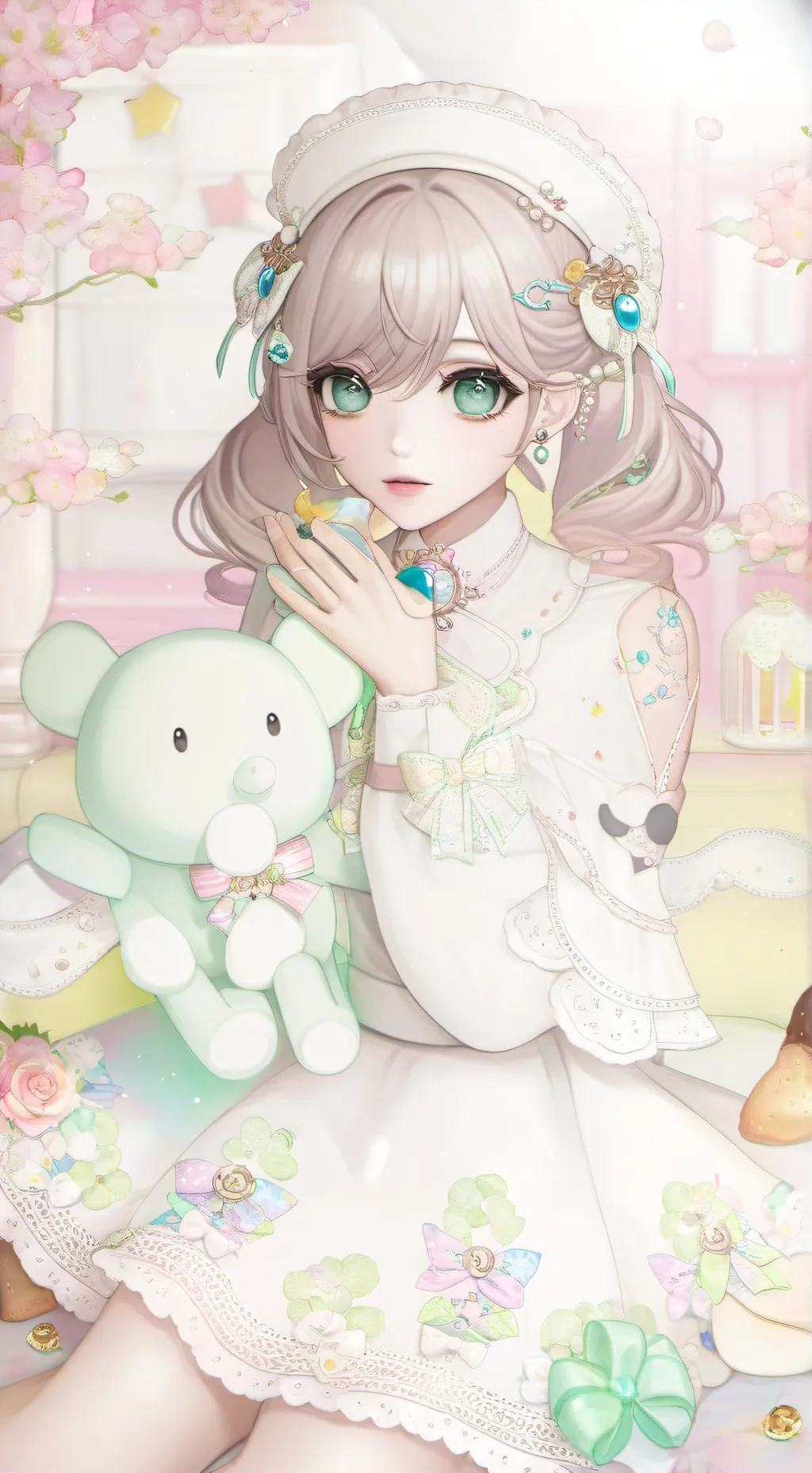 ai character: Esther  background