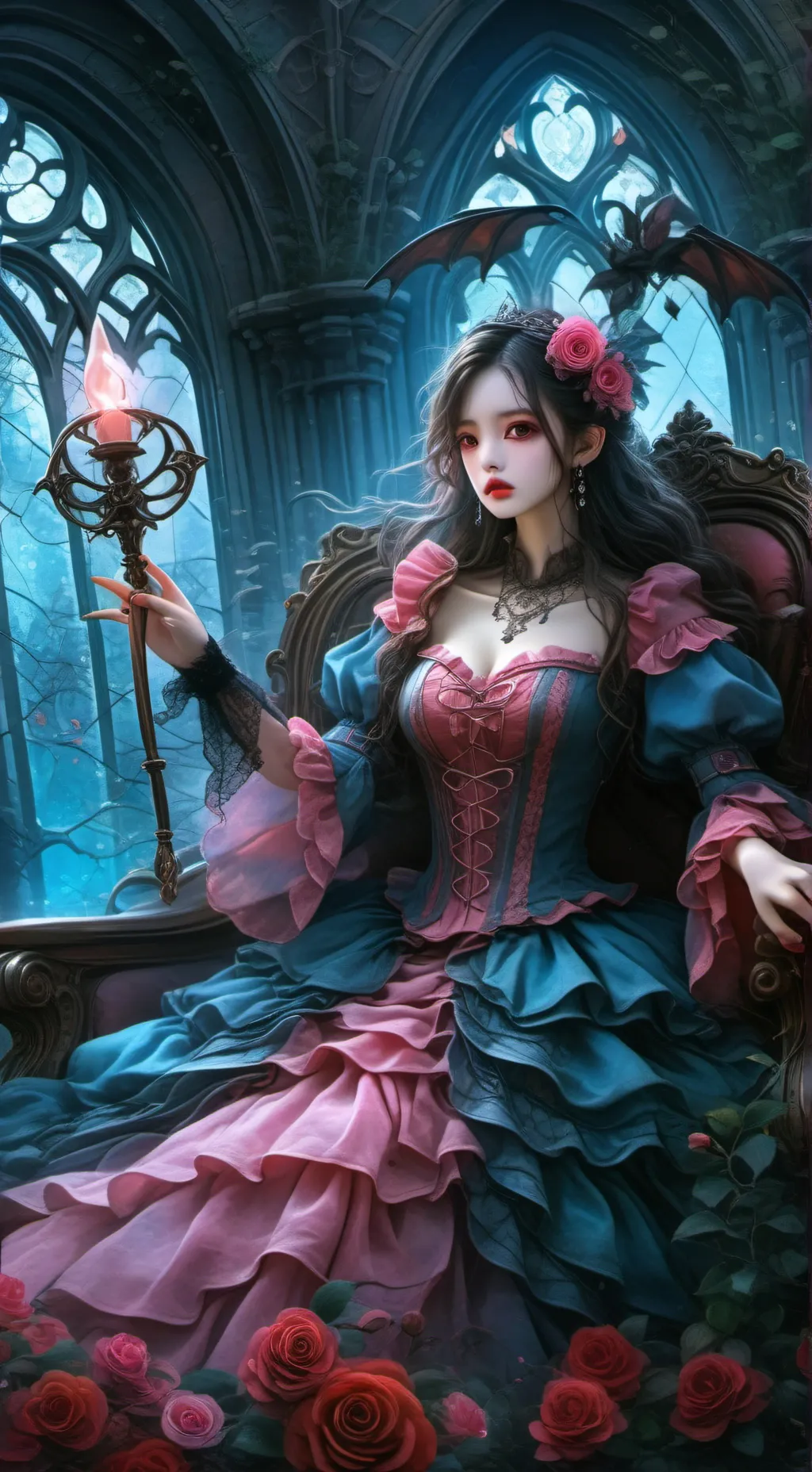 ai character: demon slayer background