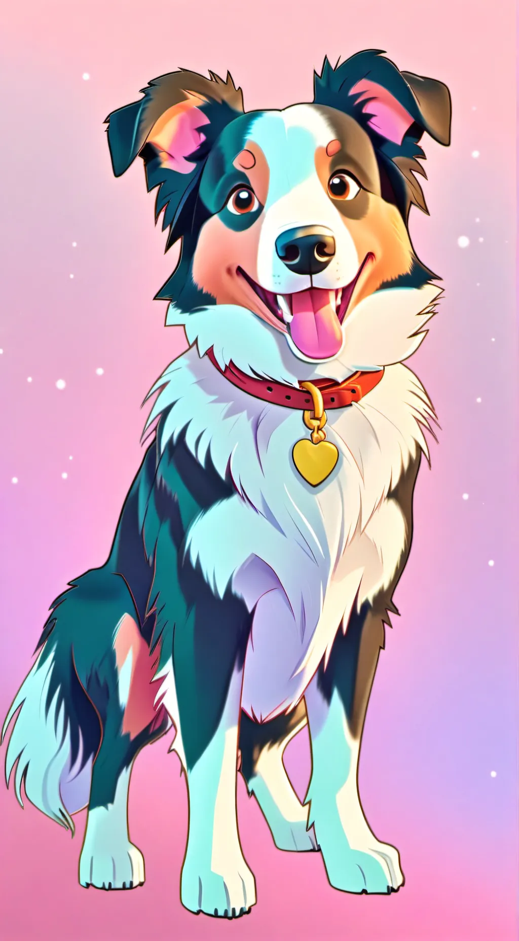 ai character: fluffy background