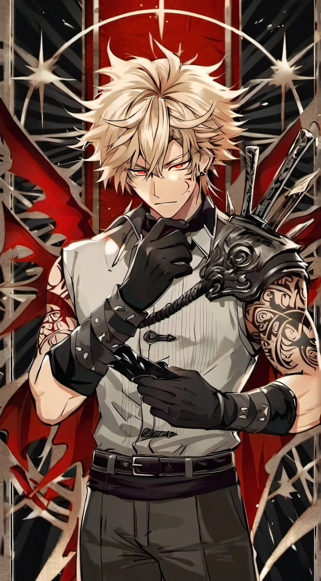 ai character: ganado x mha background