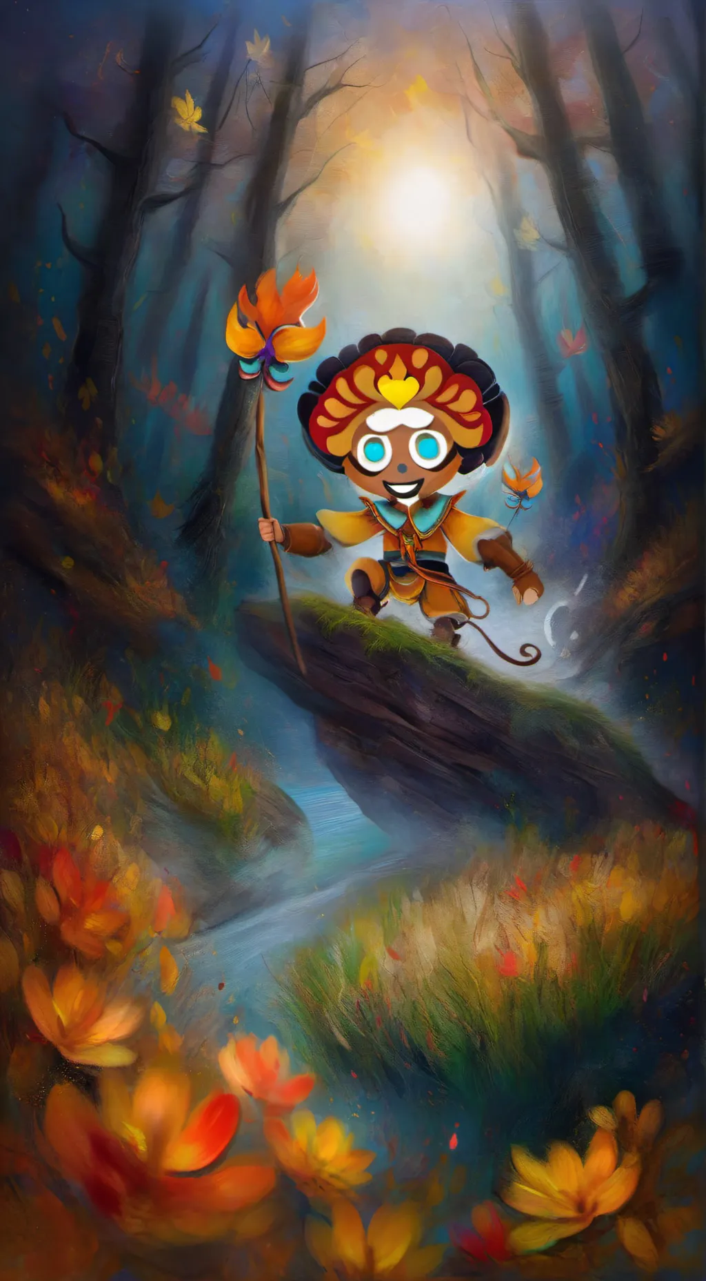 ai character: Robust  background