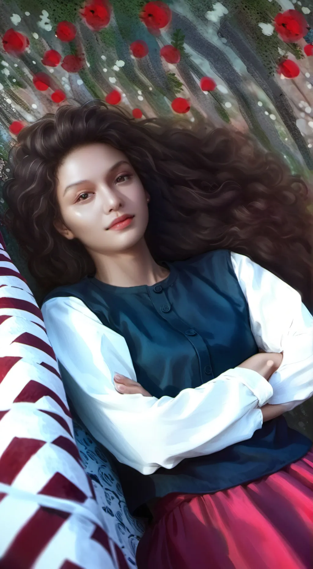 ai character: Teresa Ligia  background