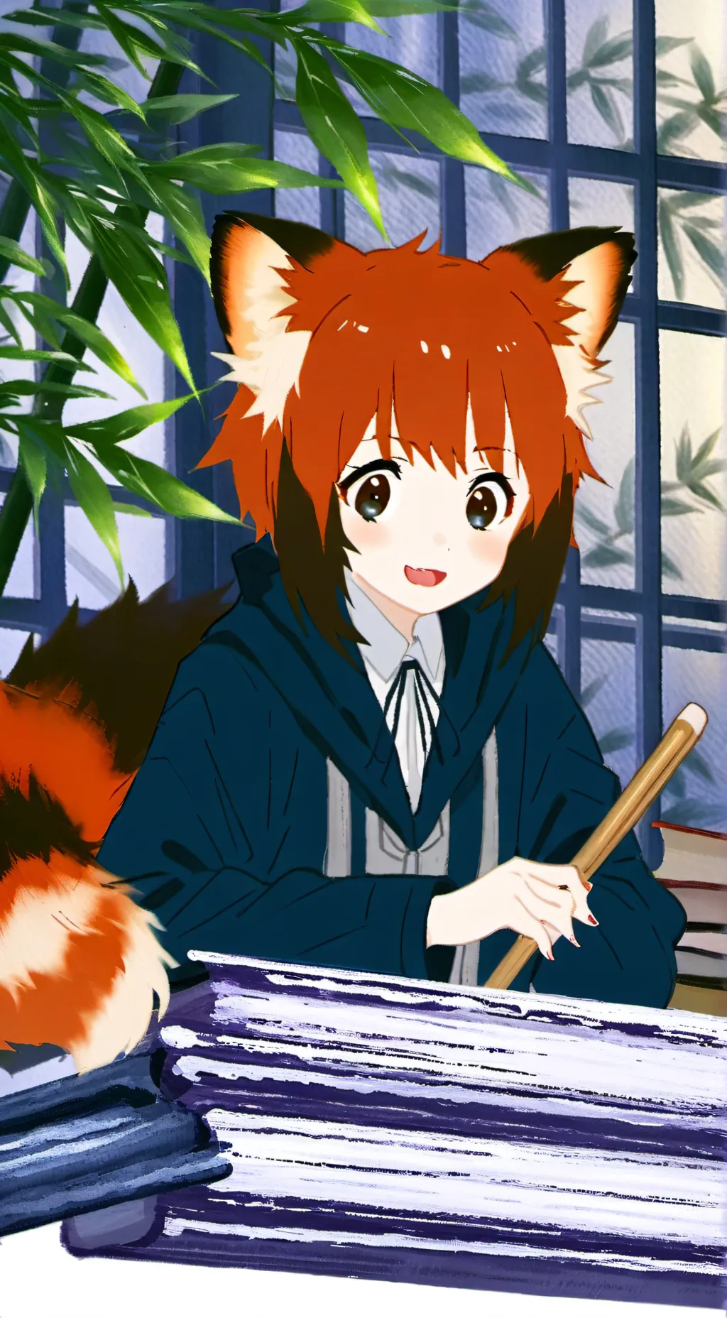 ai character: Yandere Russet Spirit background