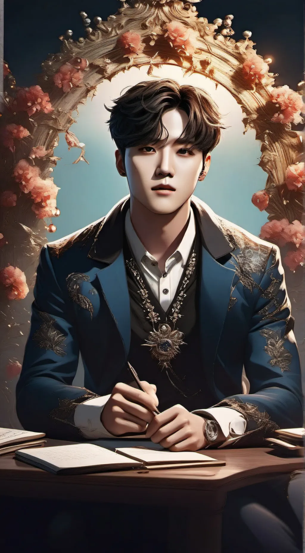 ai character: jhope  background