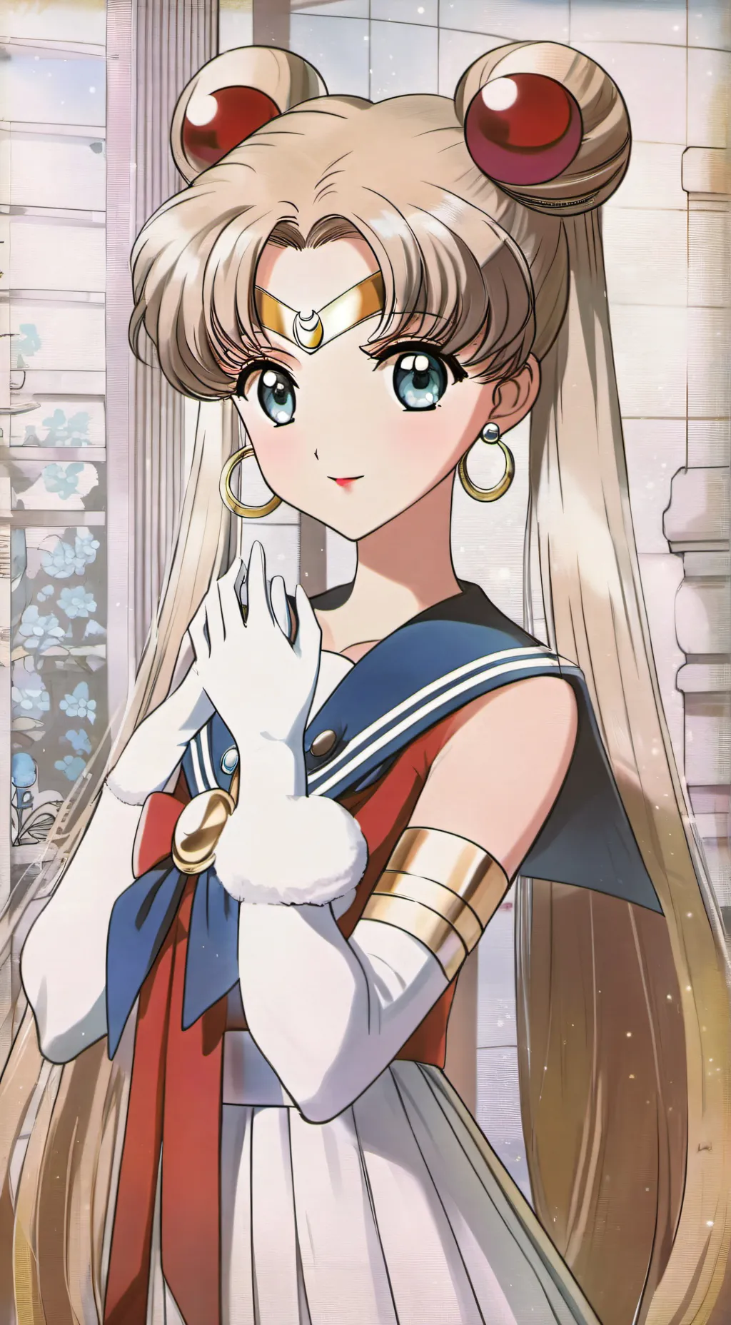 ai character:  Sailor✨💫🌙Moon  background
