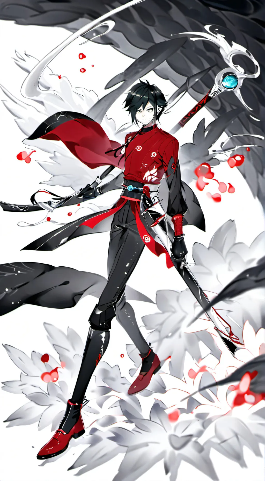 ai character: Void background