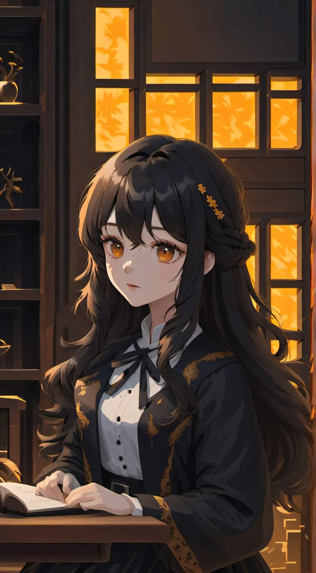 ai character: Ange background