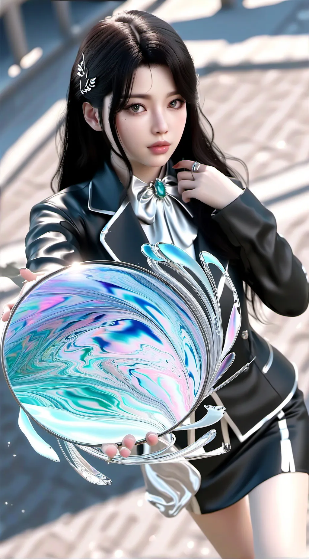 ai character: Umei~ background