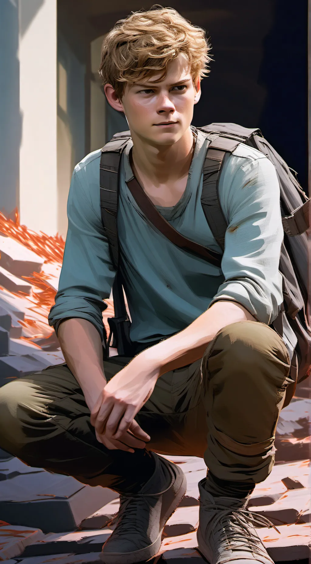 ai character: Newt 3💕 background