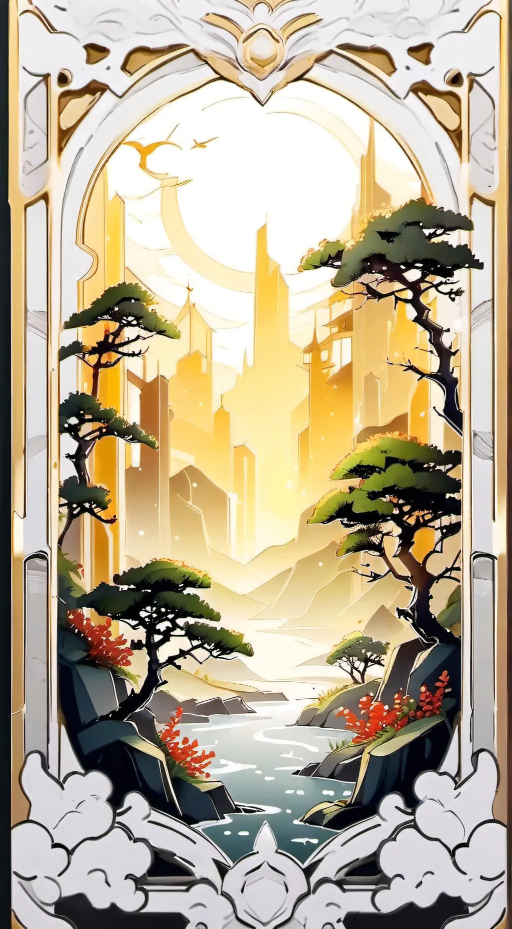 ai character: Dw new toon background