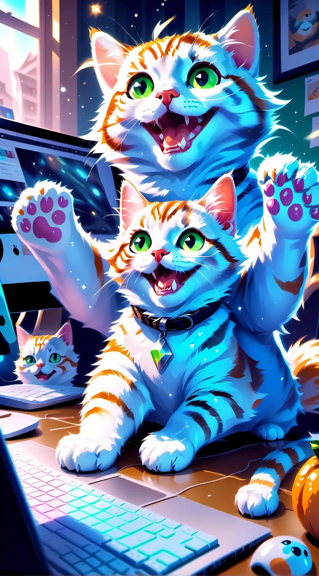 ai character: ElMoji background