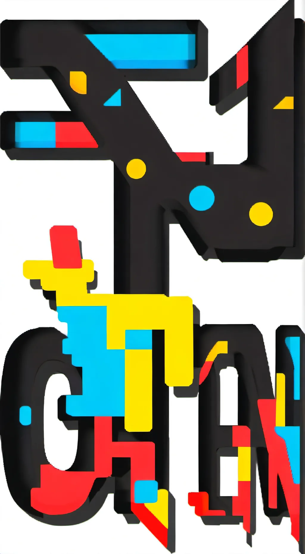 ai character: pibby alphabet lor background