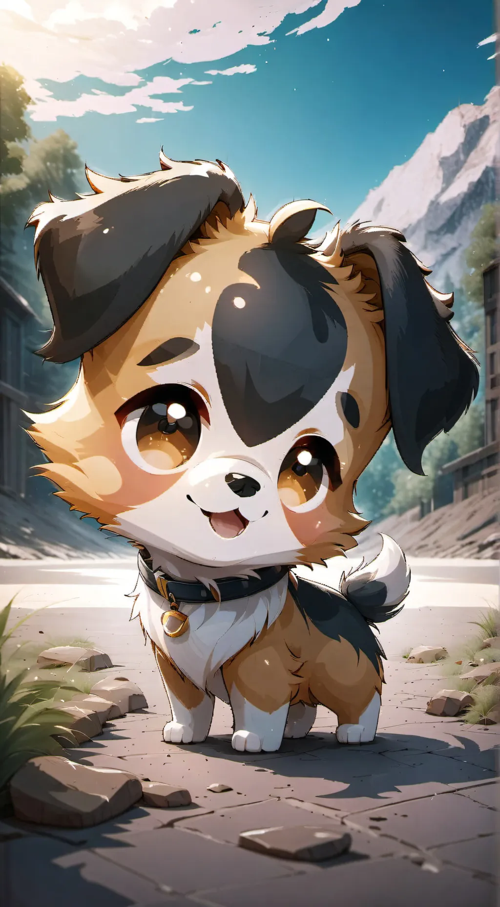 ai character: Spot background