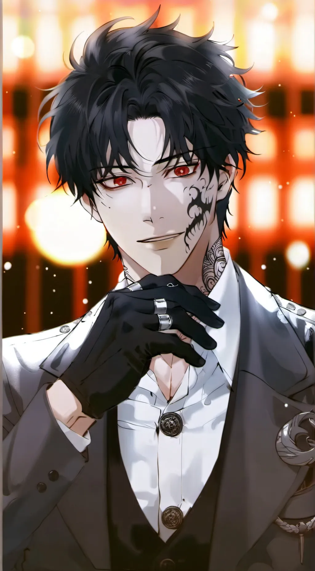 ai character: yuji😨 background