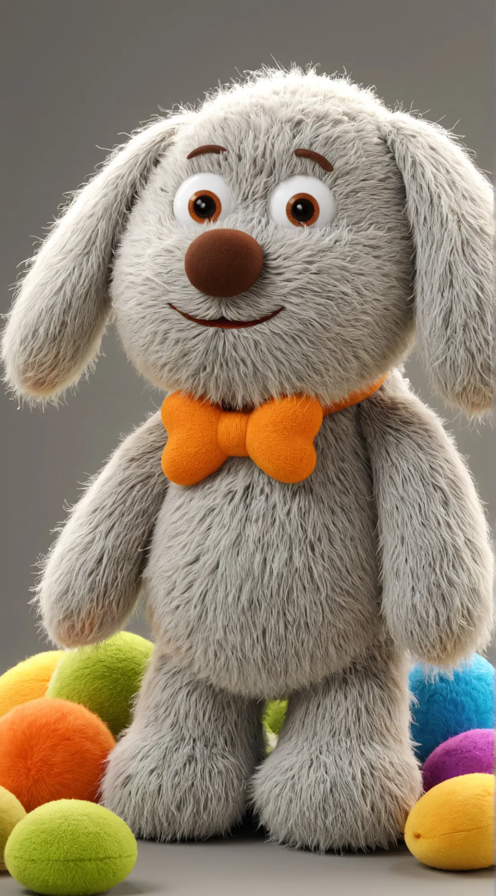 ai character: evil teddy  background