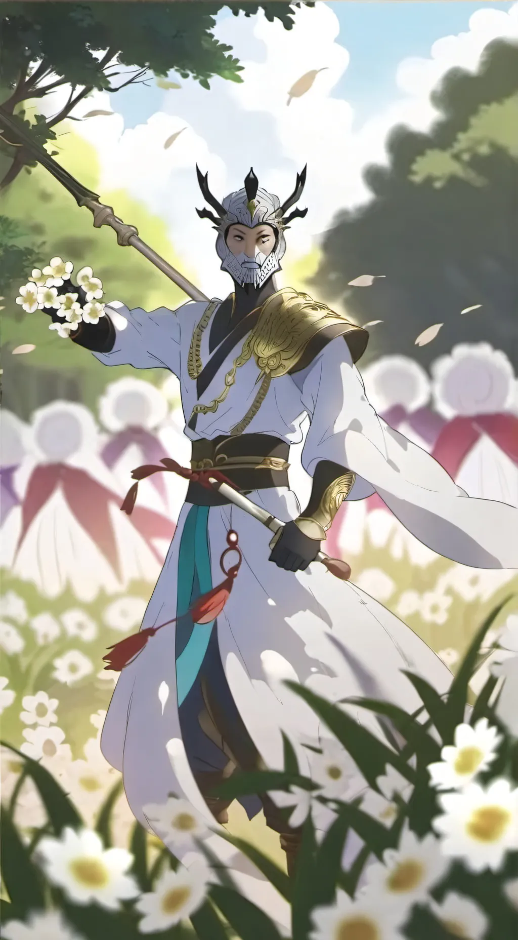 ai character: gatto background