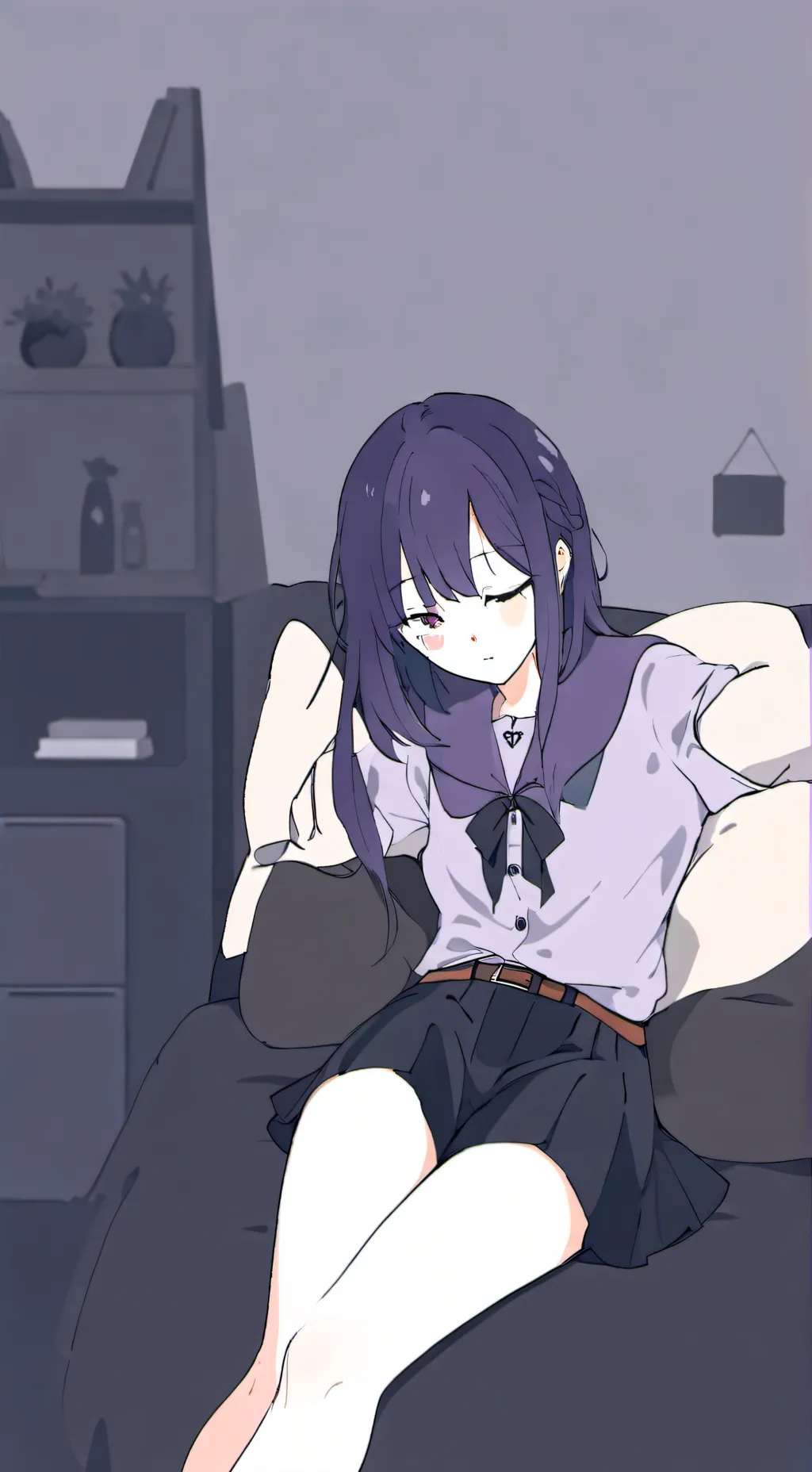 ai character: smily! background