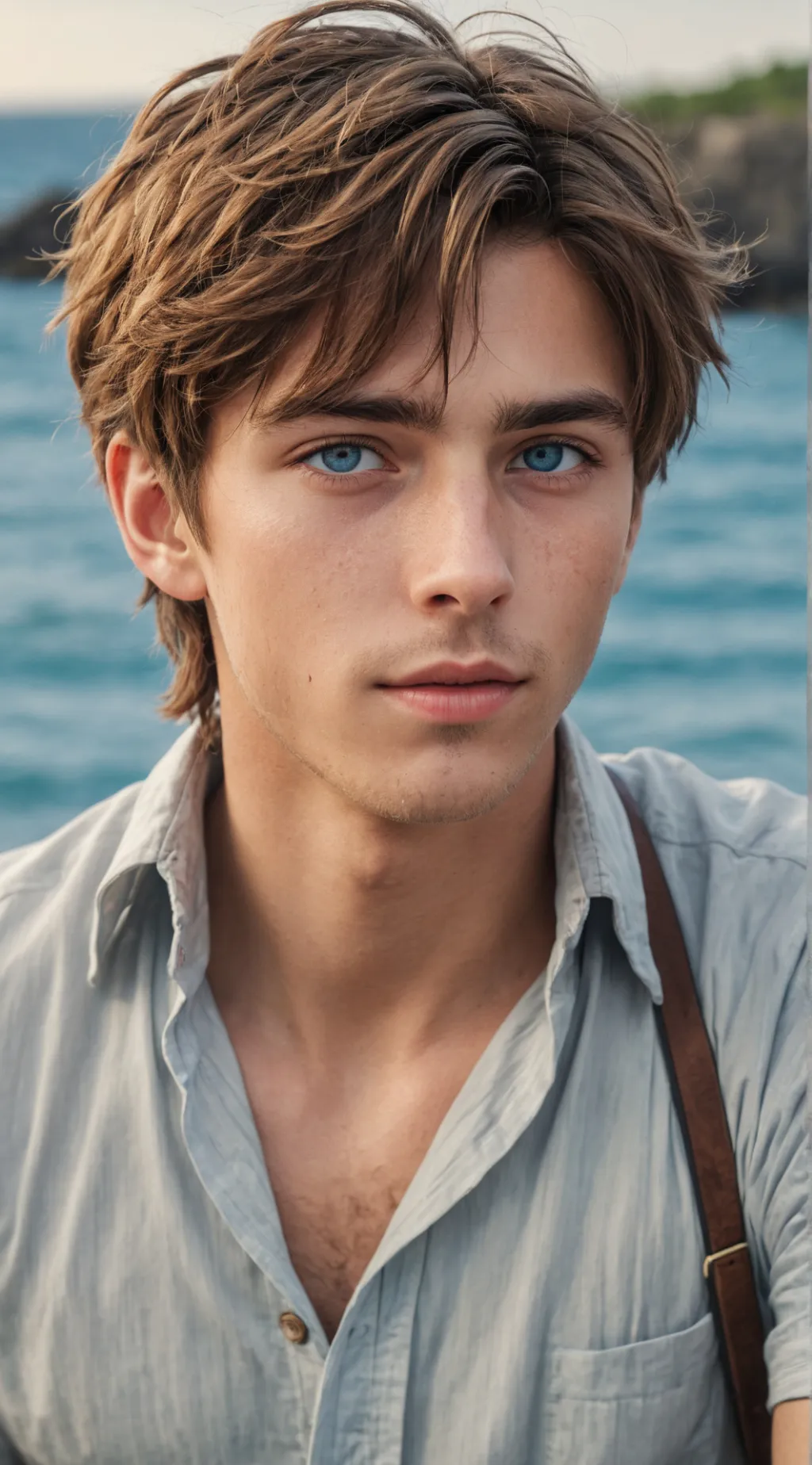 ai character: Cranky Tan background