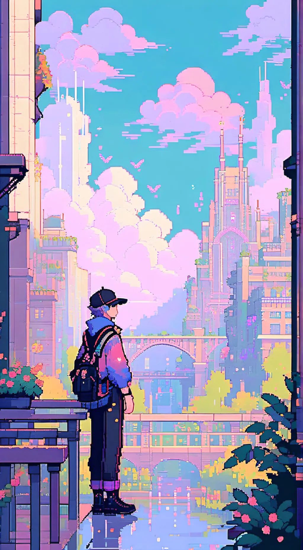 ai character: мия и мая background