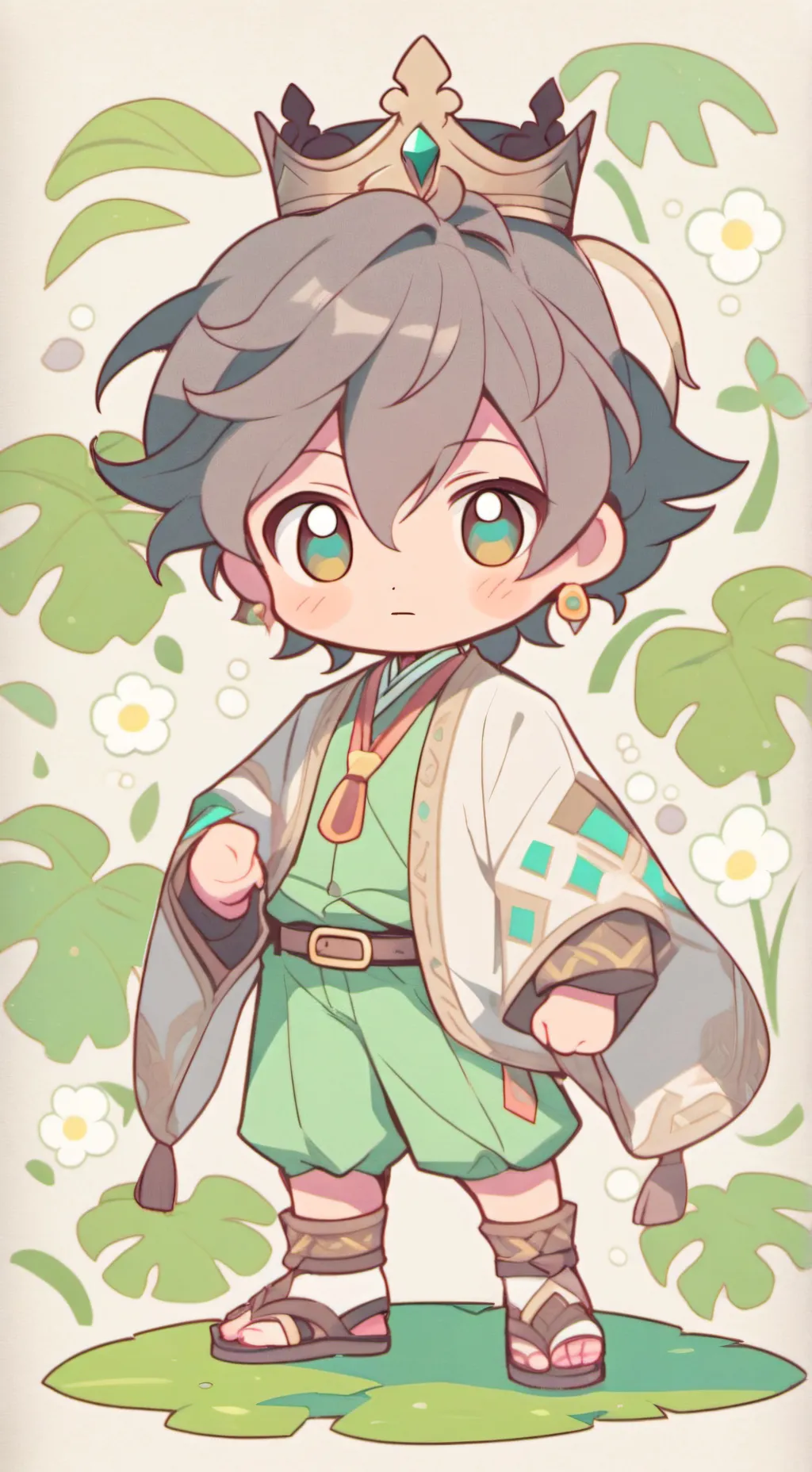 ai character: light background