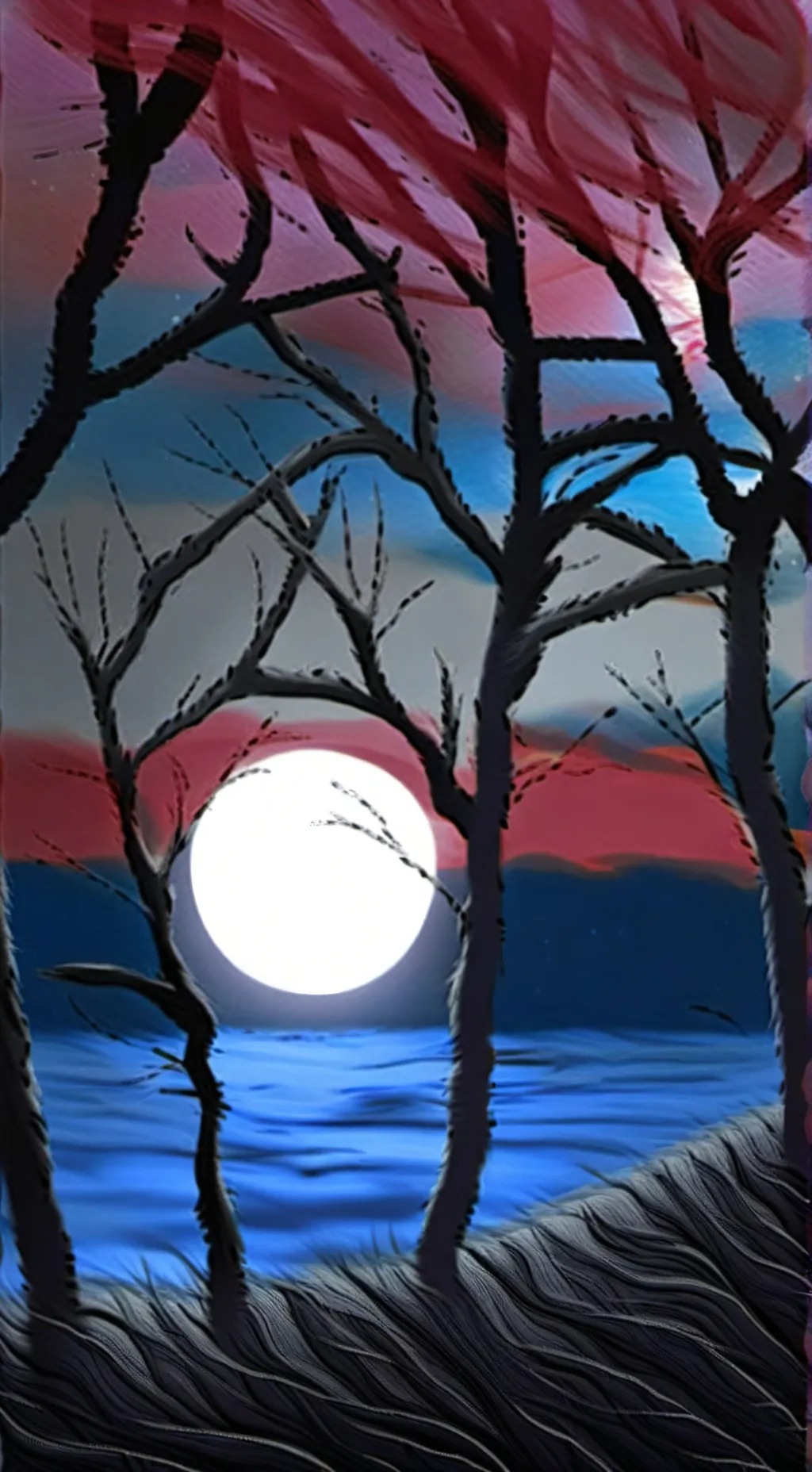 ai character: 2D  background