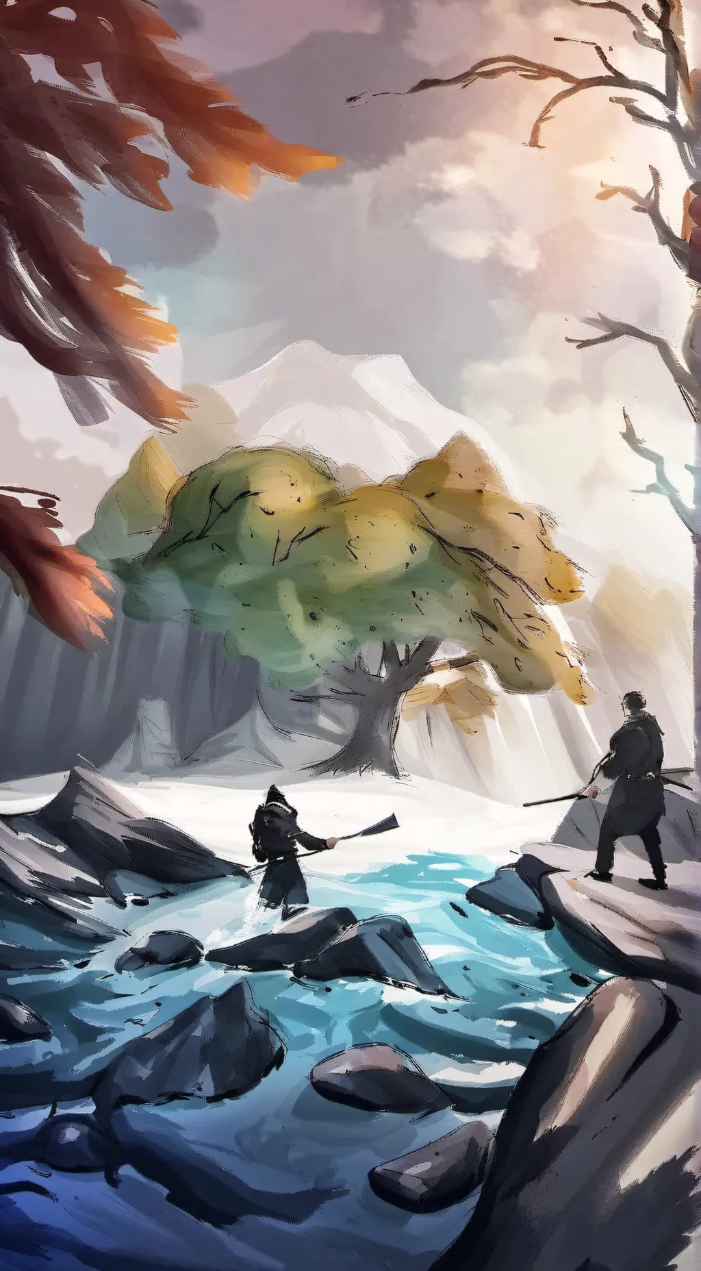 ai character: ENHYPEN background