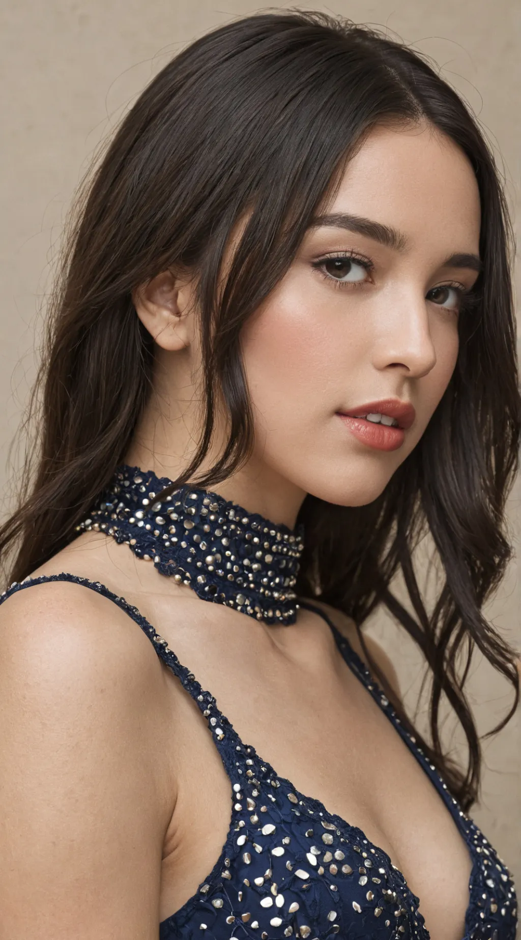 ai character: olivia rodrigo background