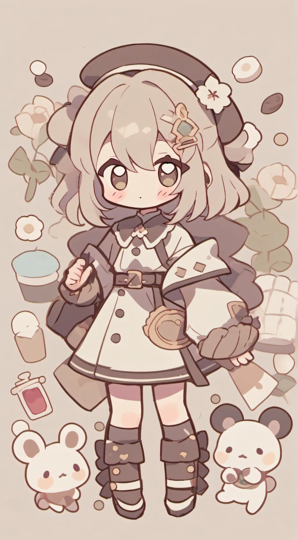 ai character: Mia/Luz background