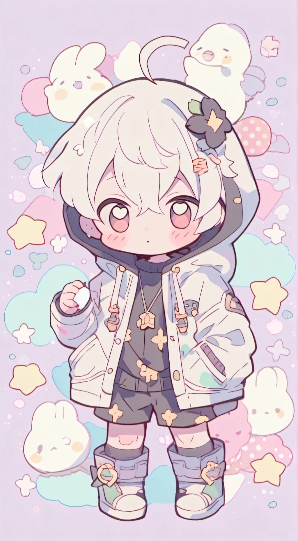 ai character: Baby shoto background