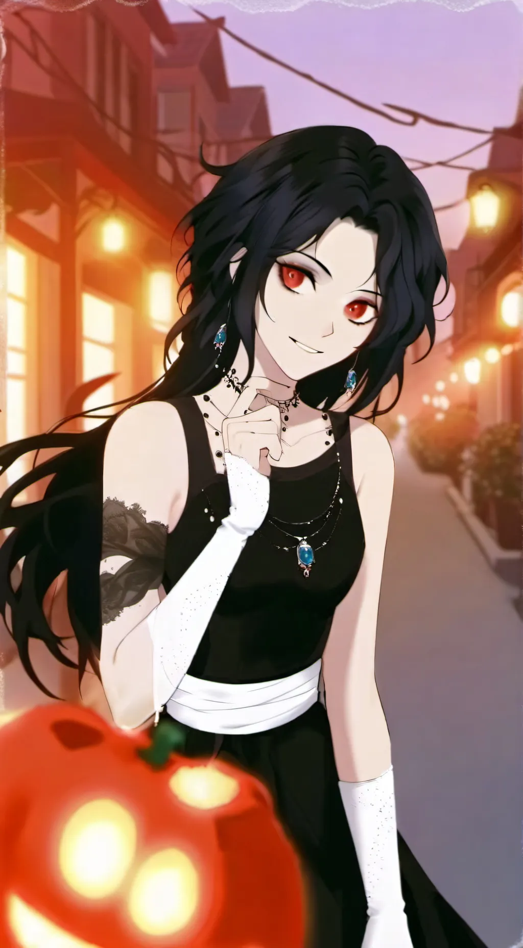 ai character: Emily hitazaki background