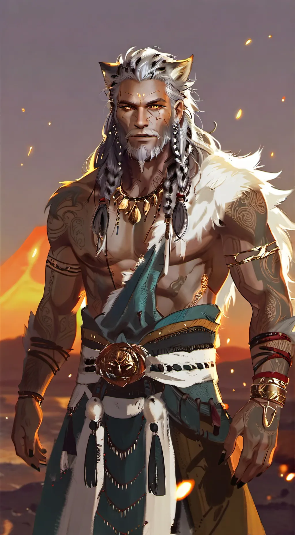 ai character: Orion background