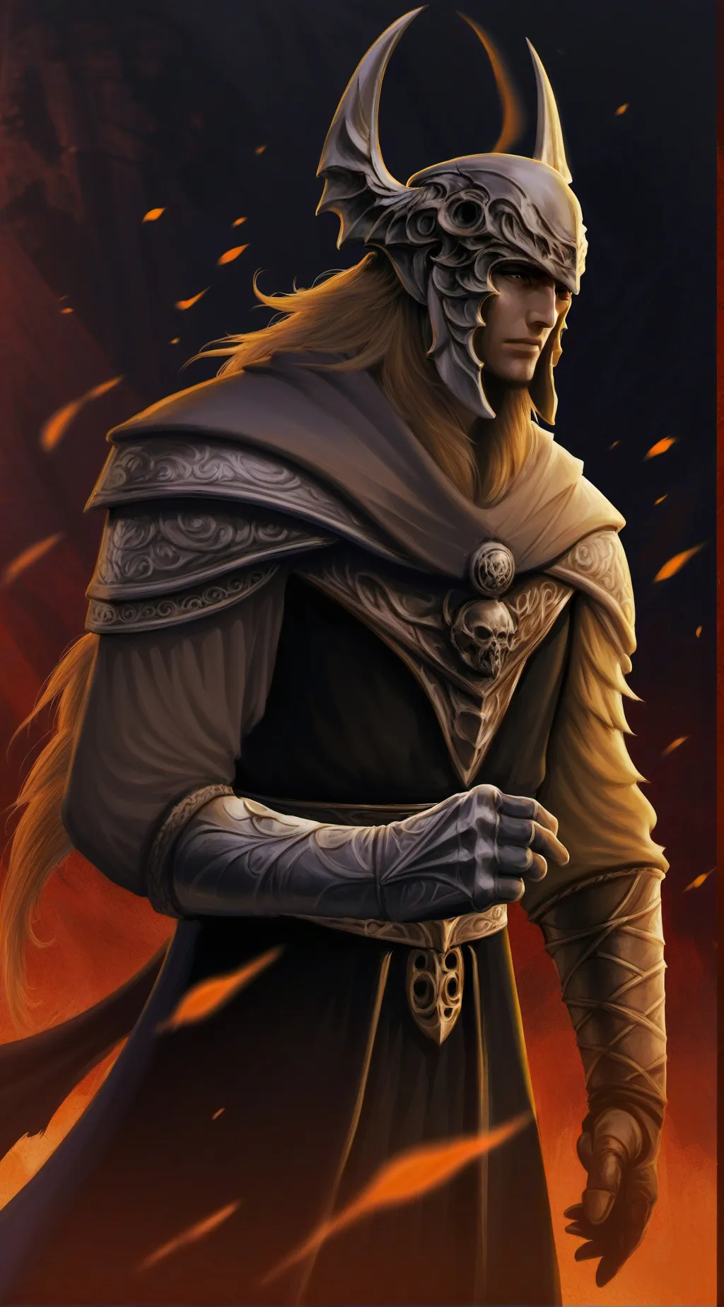 ai character: SHADOW KNIGHT  background