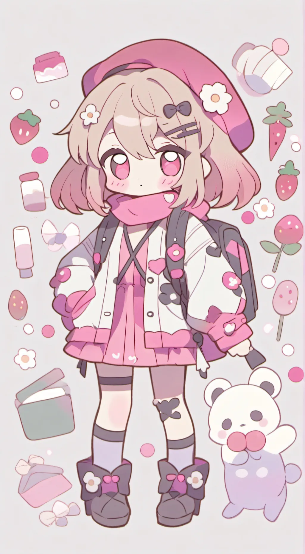 ai character: tomie background