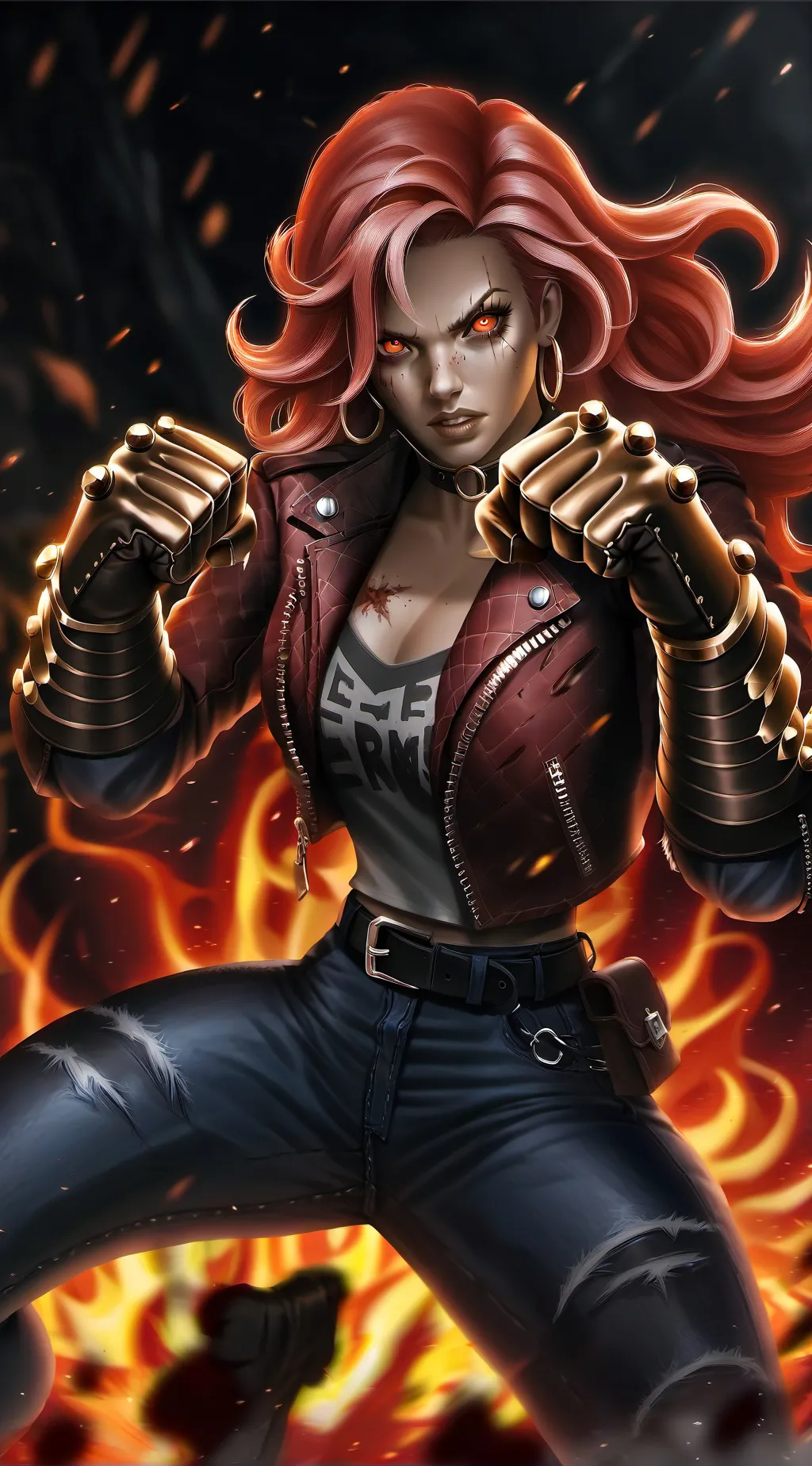 ai character: Integra ghoul background