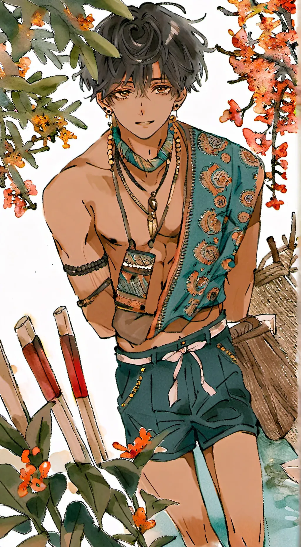 ai character: Laim  background