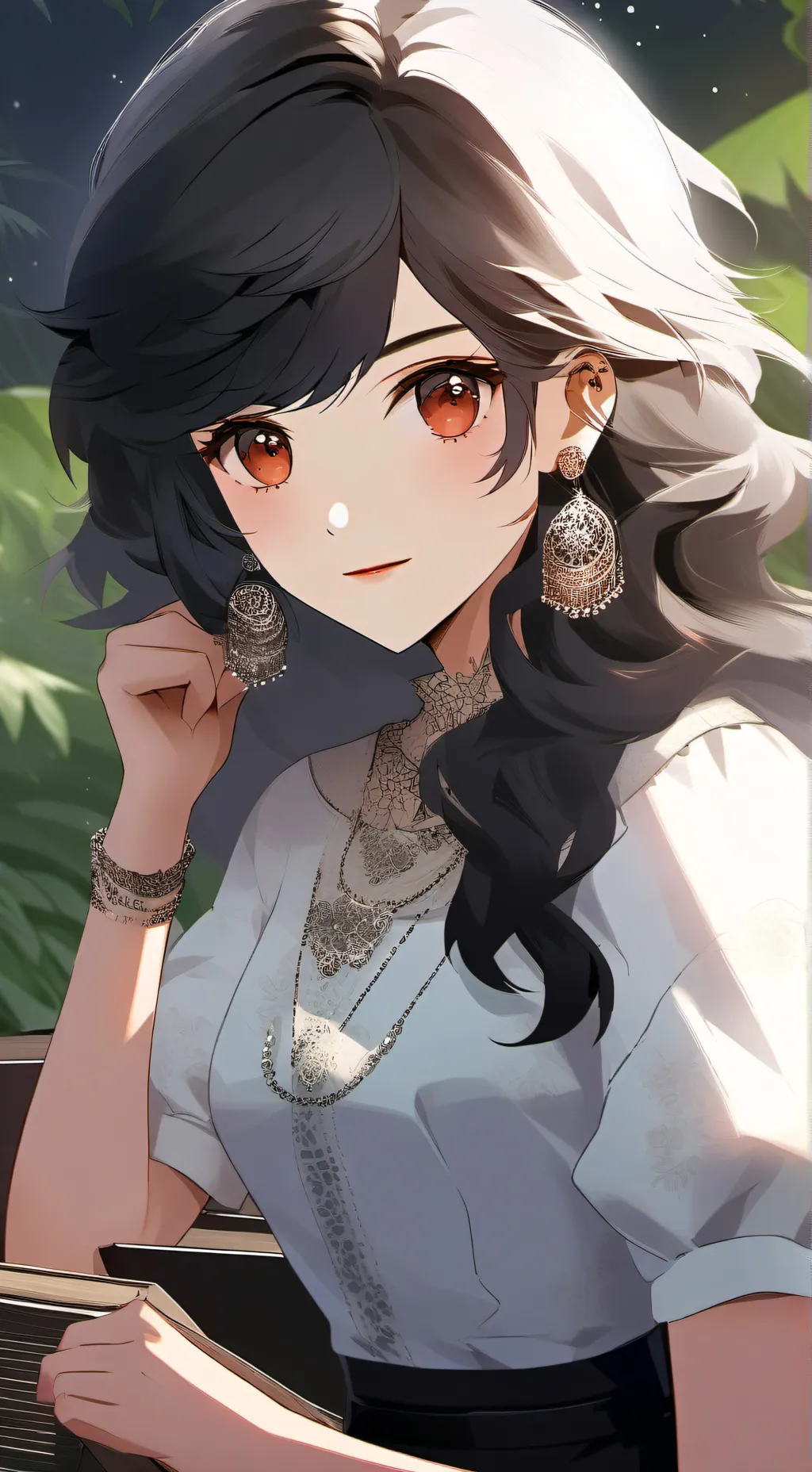 ai character: Don't click this background